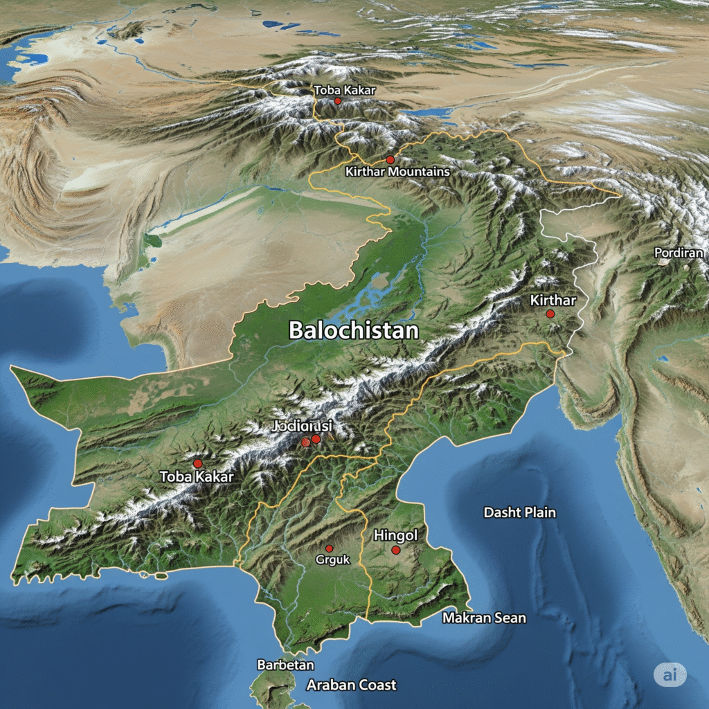 Geography and Natural Resources of Baluchistan