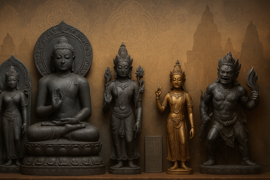 Pala Style Sculptures