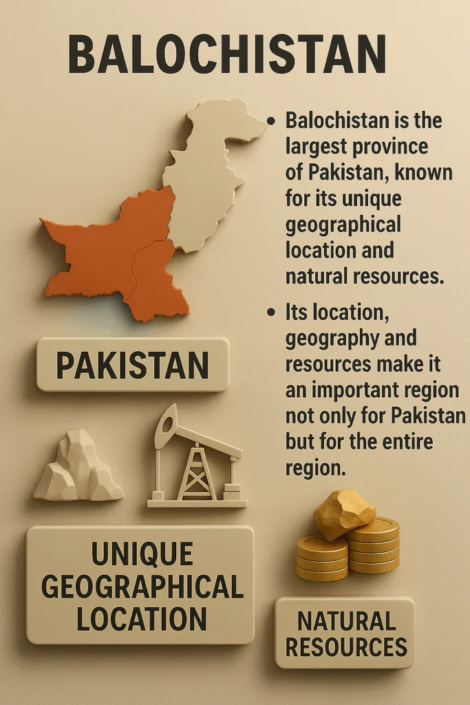 🌍 Balochistan Geographical Importance