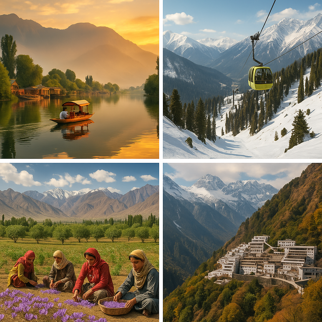 A collage of four high resolution photographs show.