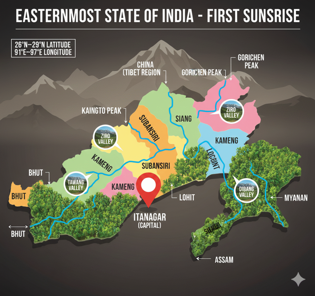 Arunachal Pradesh – Land of the Rising Sun Composite