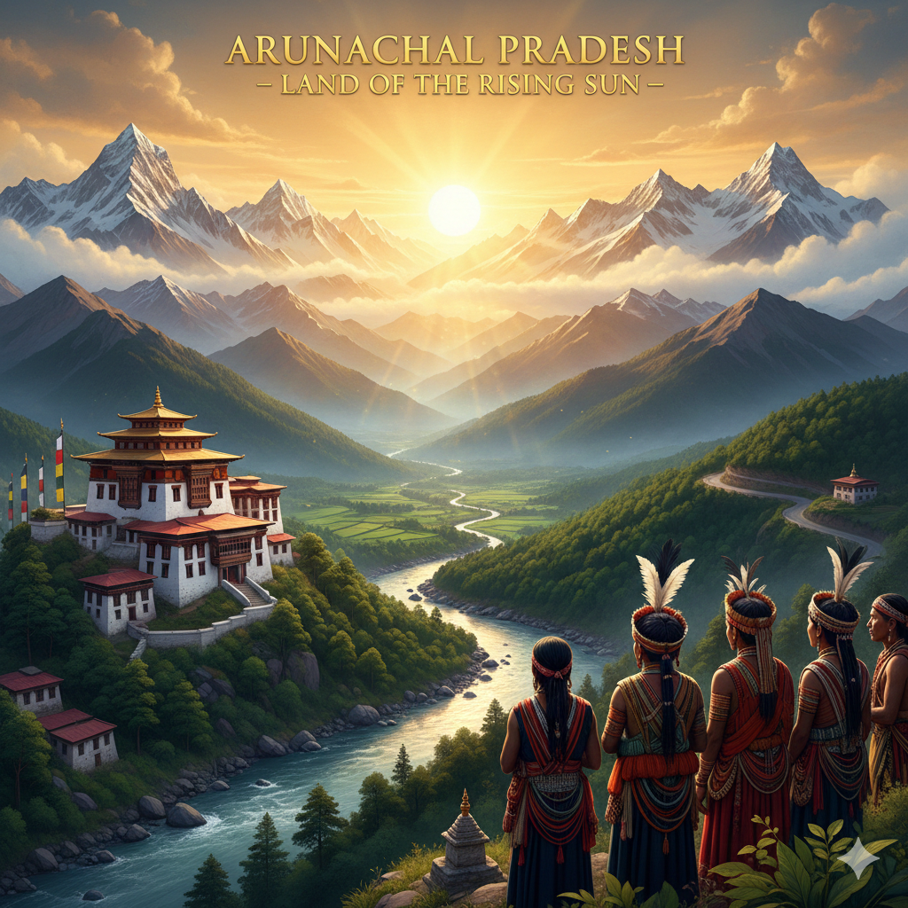 Arunachal Pradesh – Land of the Rising Sun Composite Image