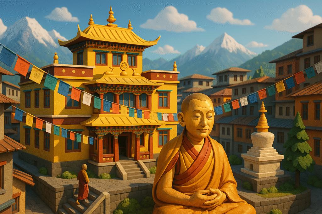 Residence of the Dalai Lama and Tibetan culture