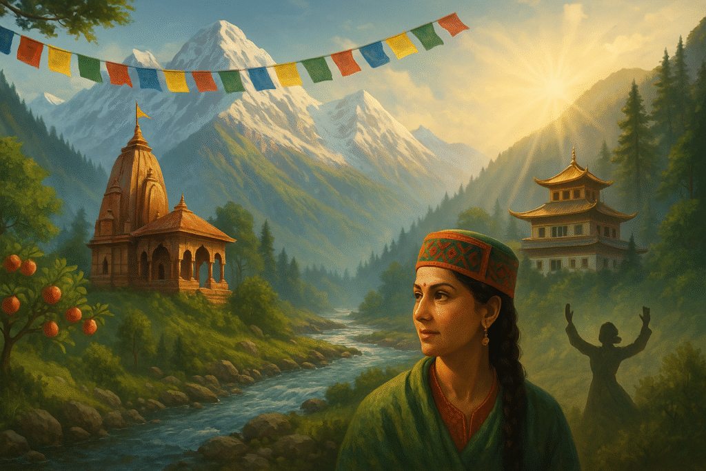 Devbhoomi Himachal Pradesh Nature Spirituality Montage