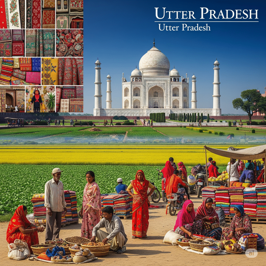 utter Pradesh important state of the Indian subcontinent.