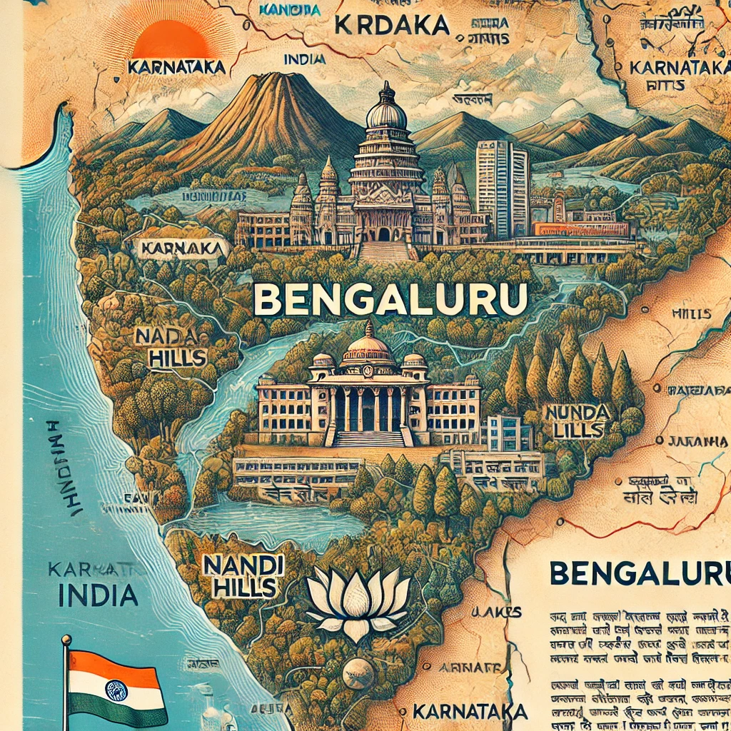 Geographical Location of Bangalore
