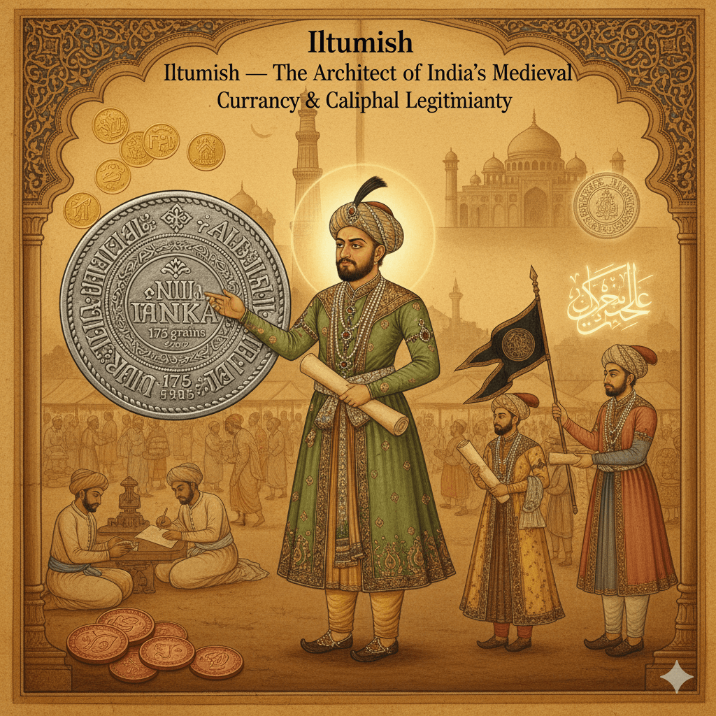 Iltutmish (1211–1236): Reforms, Achievements, Architecture & UPSC Notes