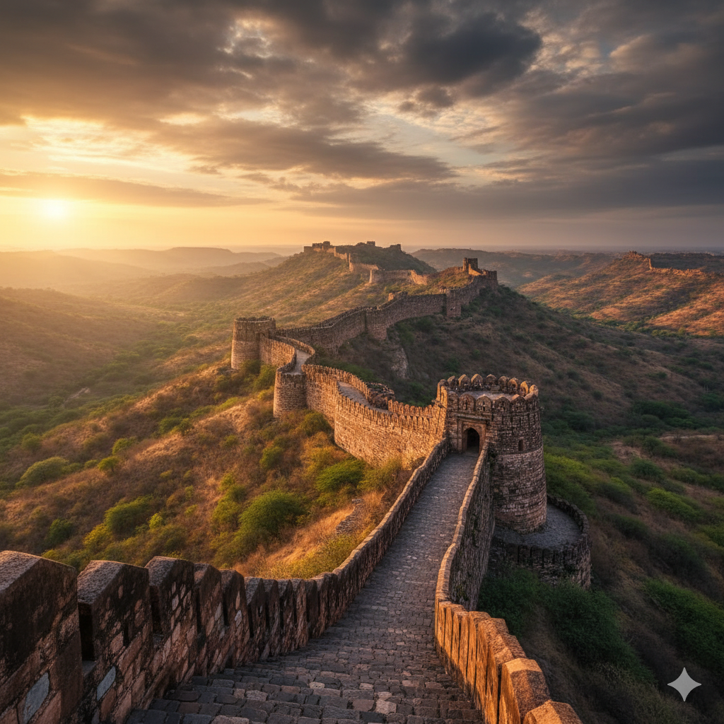 Kumbhalgarh Fort — “Great Wall of India