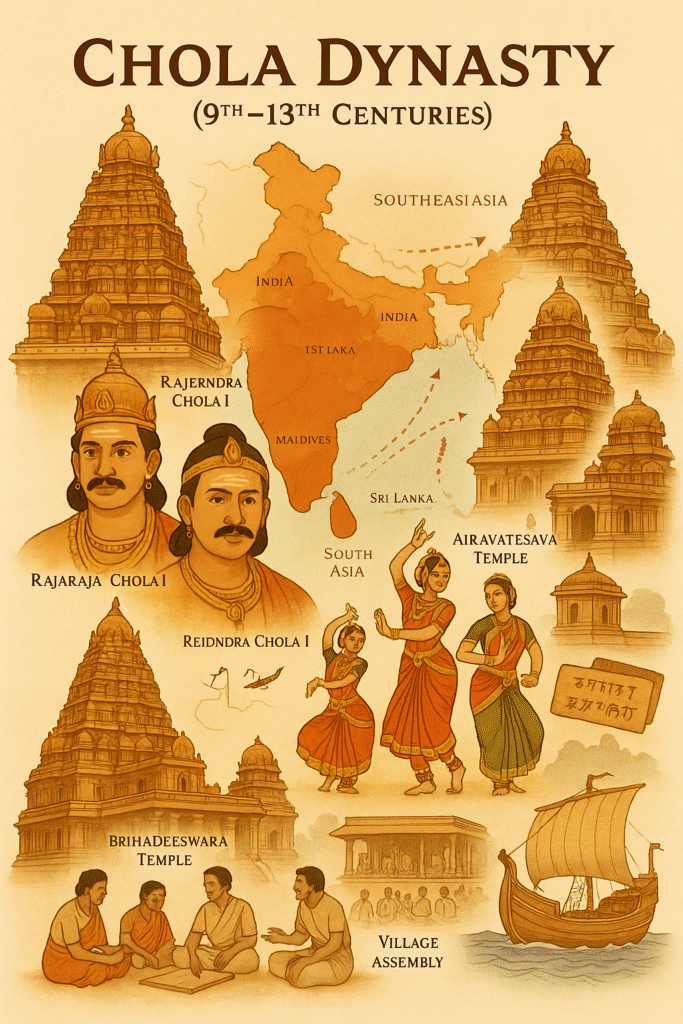 chola dynasty art illustration
