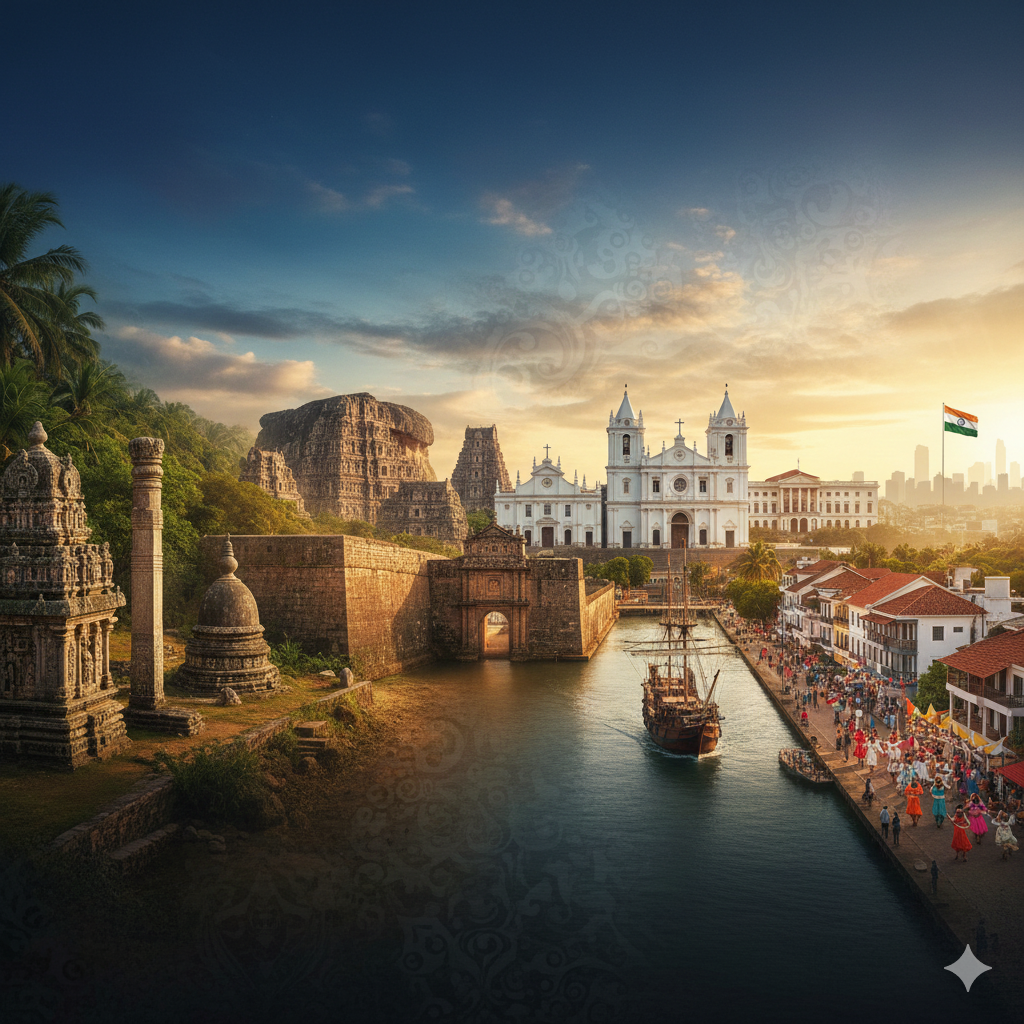 history of goa ancient to portuguese era heritage