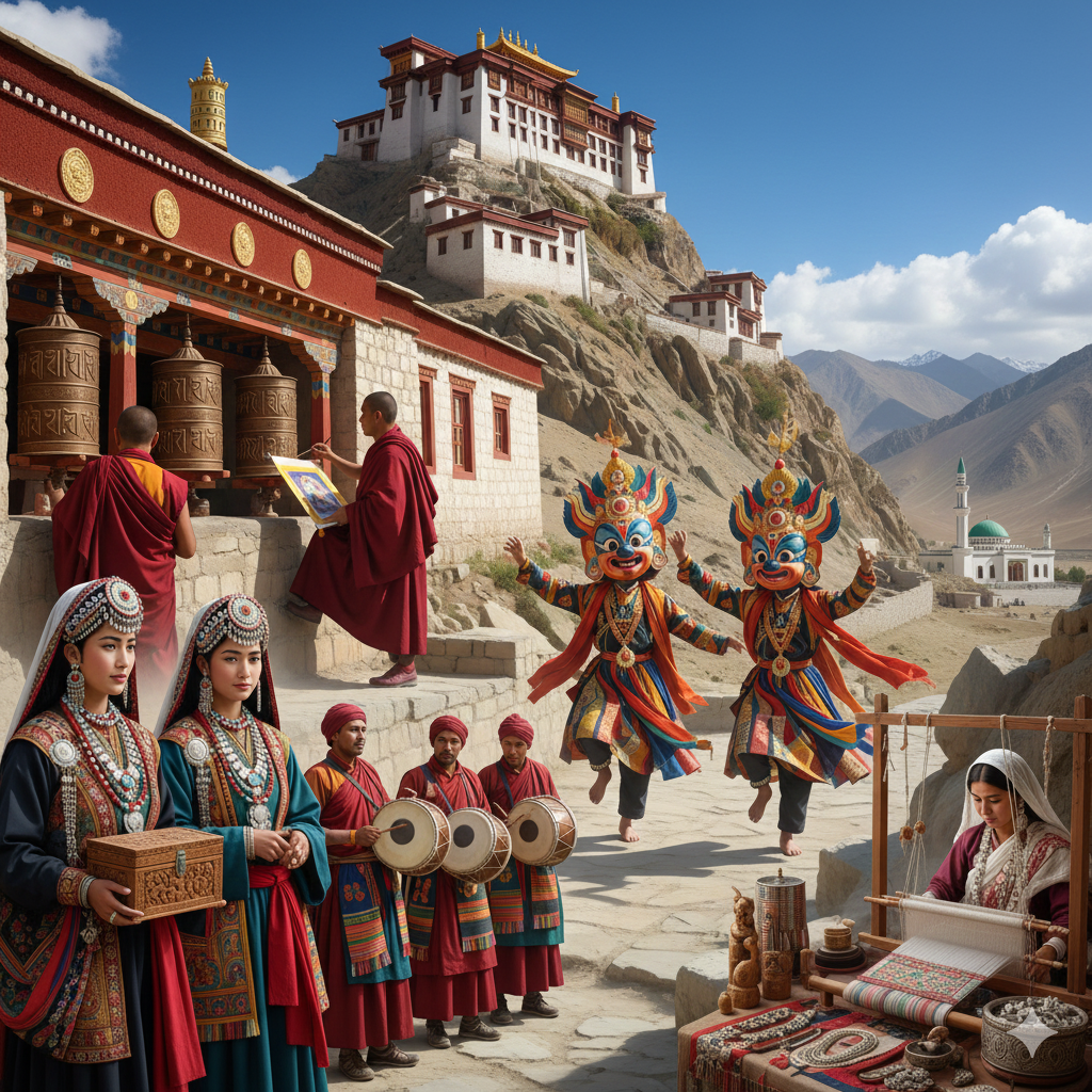 ladakh culture complete overview image.