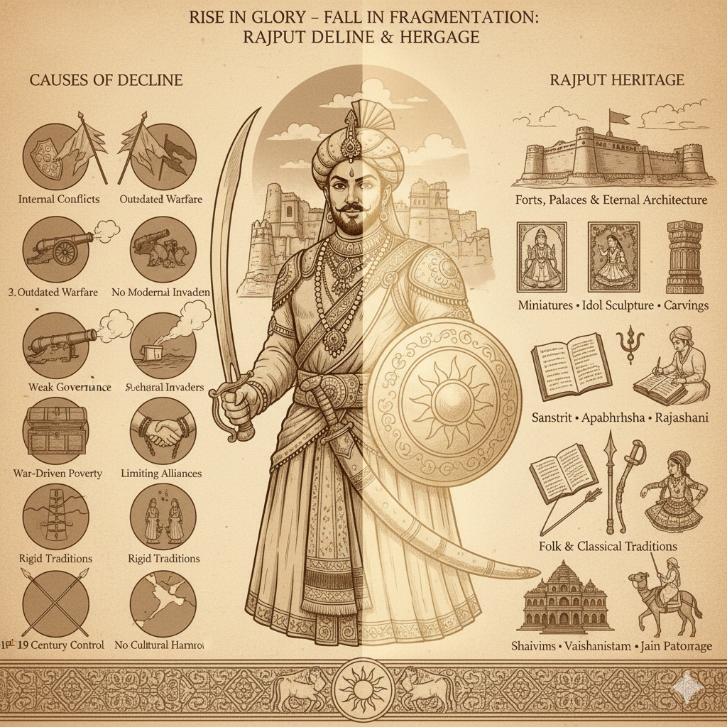 Causes of Collapse & Heritage of the Rajput Era”