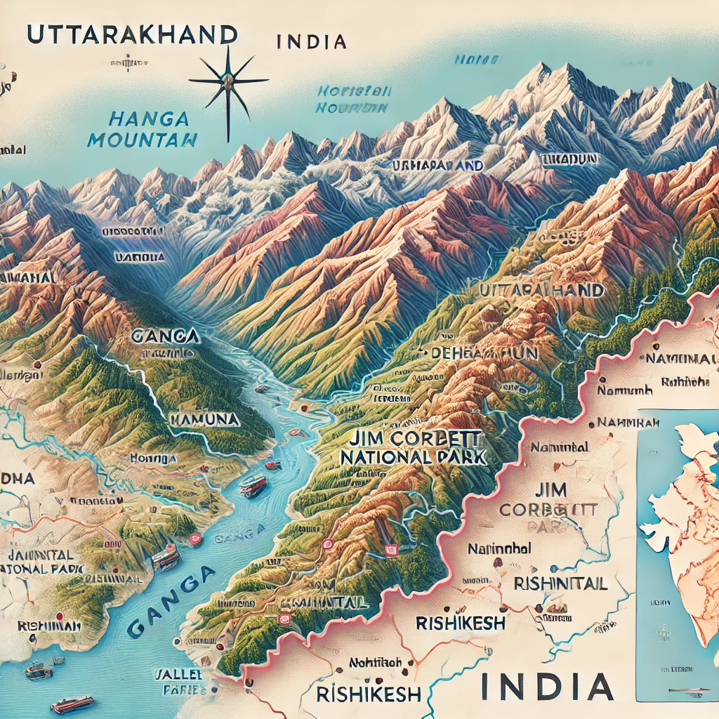 Geographical Location of Uttarakhand