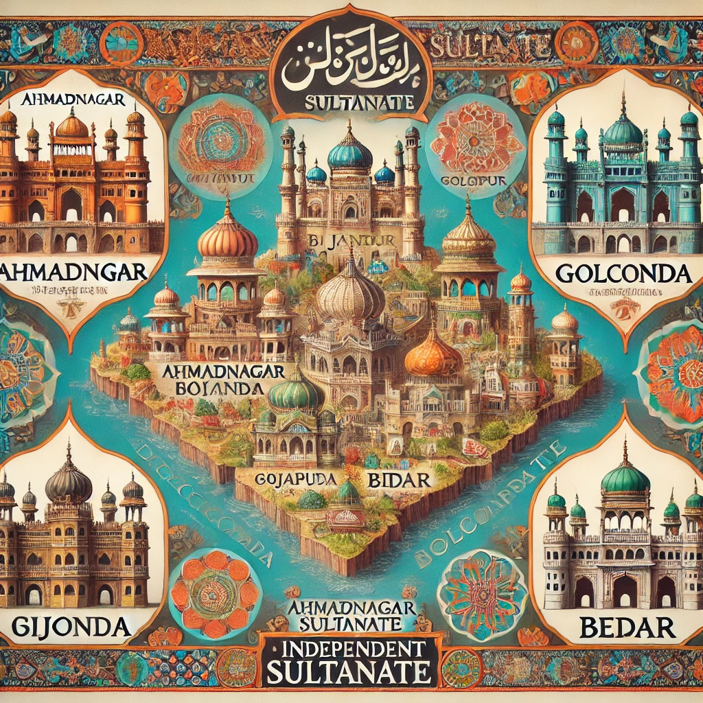 -historically-inspired-map-like-artwork-depicting-the-division-of-the-Bahmani-Sultanate-into-five-independent-Deccan-Sultanates