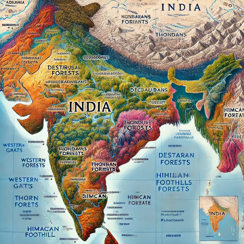 Forest and Vegetation Regions of India