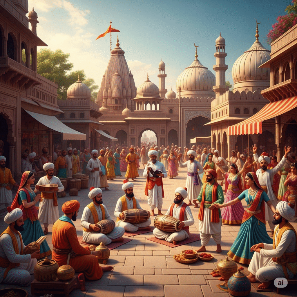 Influences of Bhakti and Sufi movements