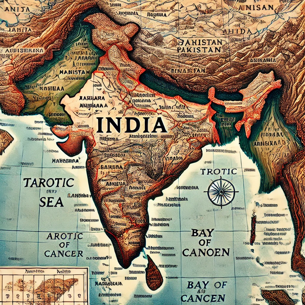 Location and Extent of India