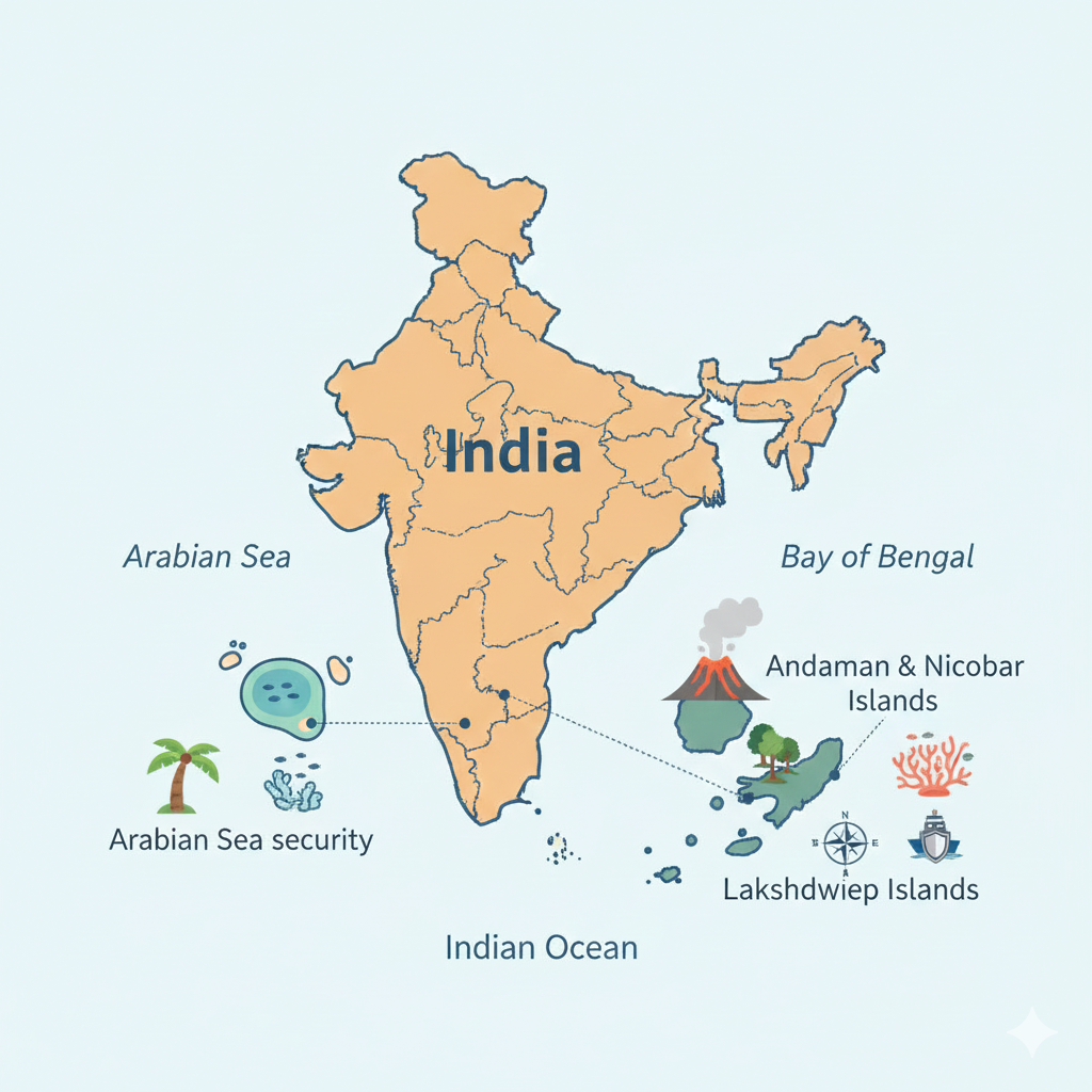 andaman nicobar lakshadweep islands india map