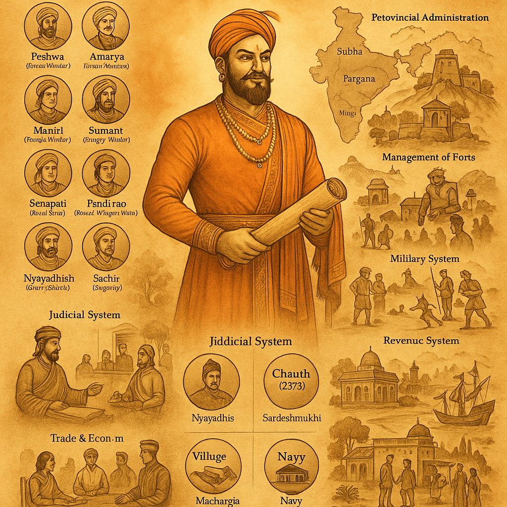 maratha empire administrative structure