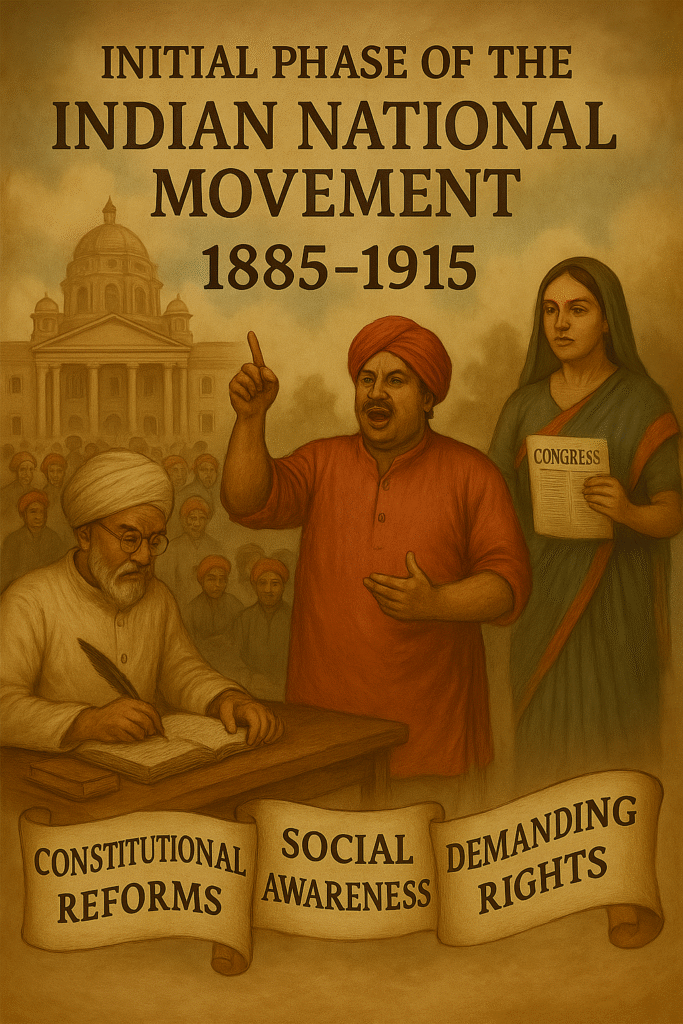 Early national movement ( 1885–1915)