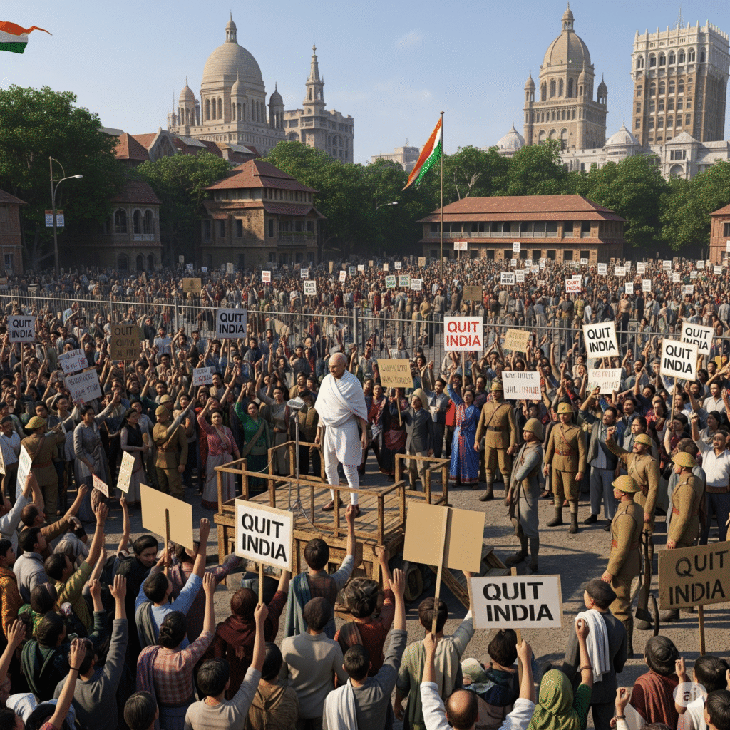 Gandhiji's Slogan and The Beginning of The Movement