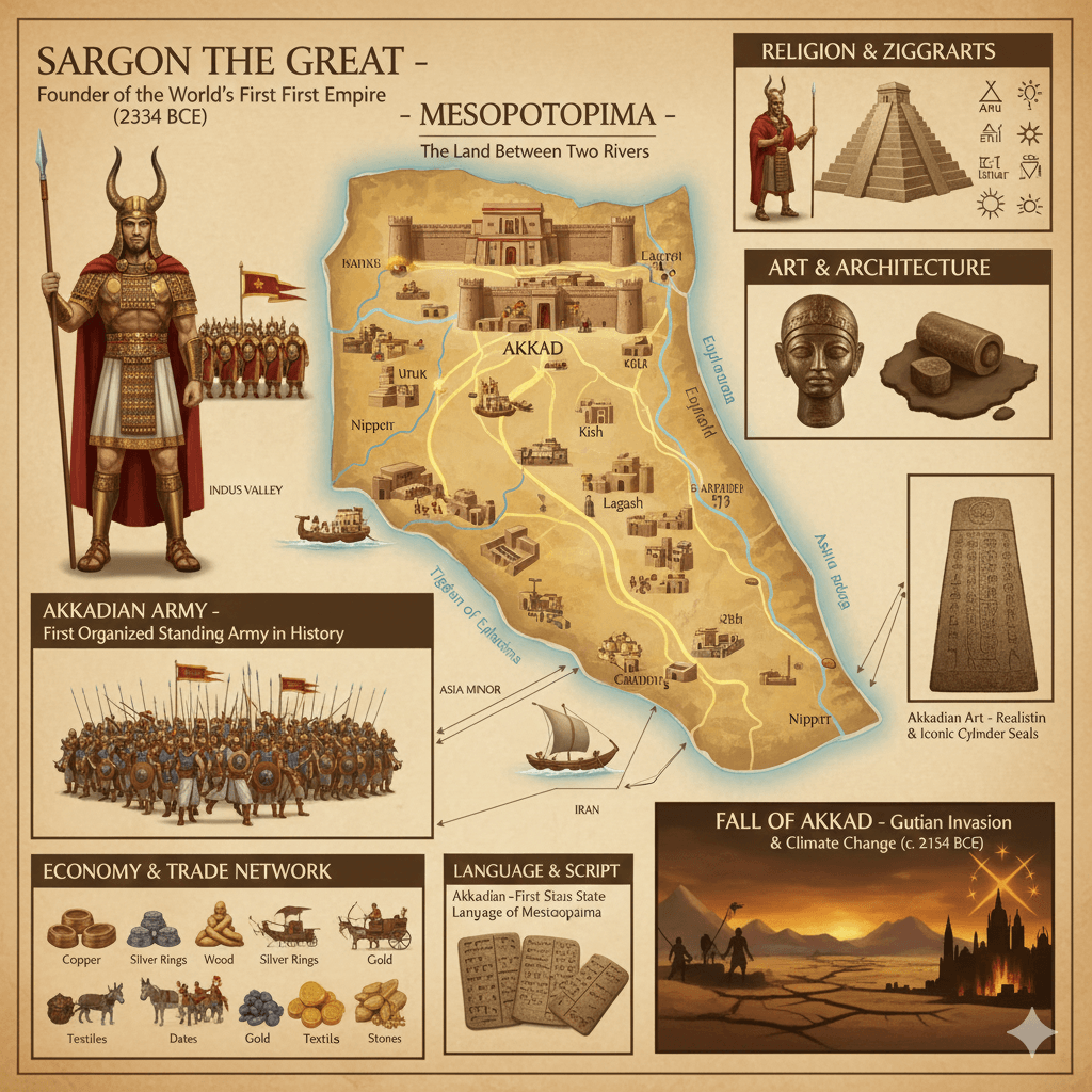 Akkadian Civilization: World’s First Empire | Rise, Governance, Fall ...