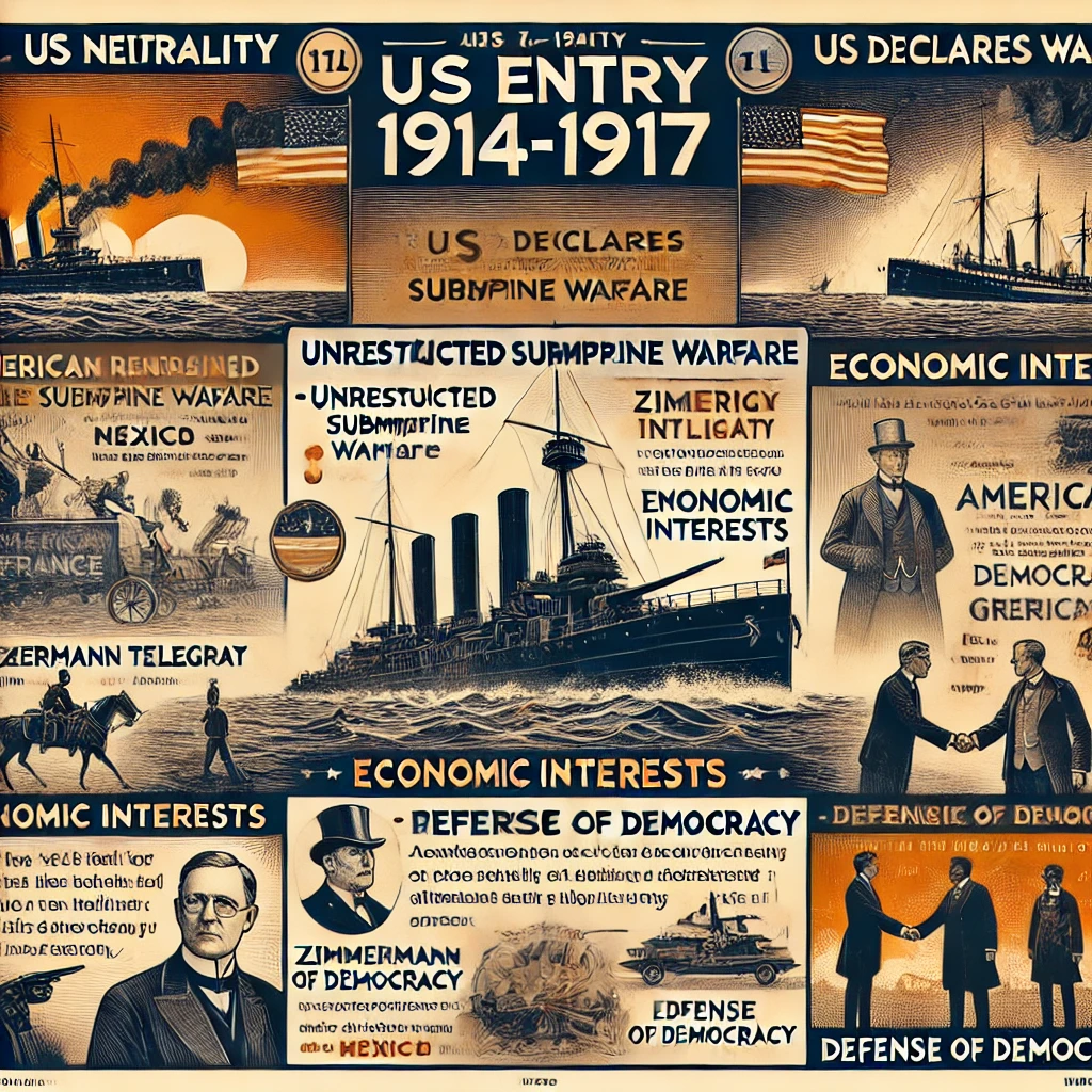 America Enters The War ( 1917)