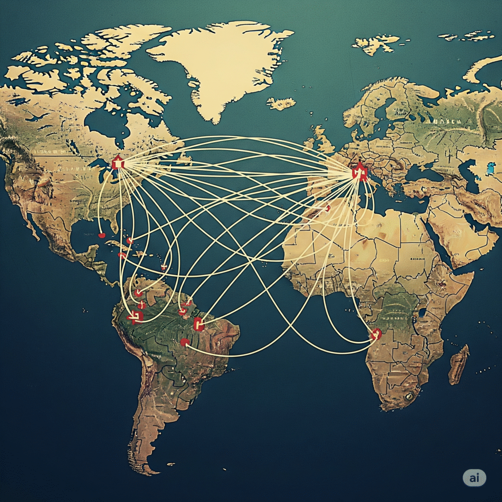 Global Politics refers to a situation when there is unequal distribution of power in world politics and some countries are more influential , while other countries are affected by their policies and decisions.