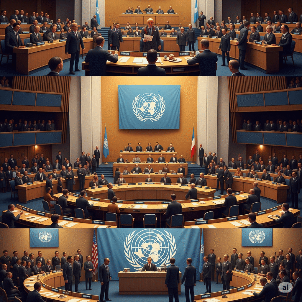  United Nations ( UN) 24 October 1945 It was an international organization established after the Second World War 