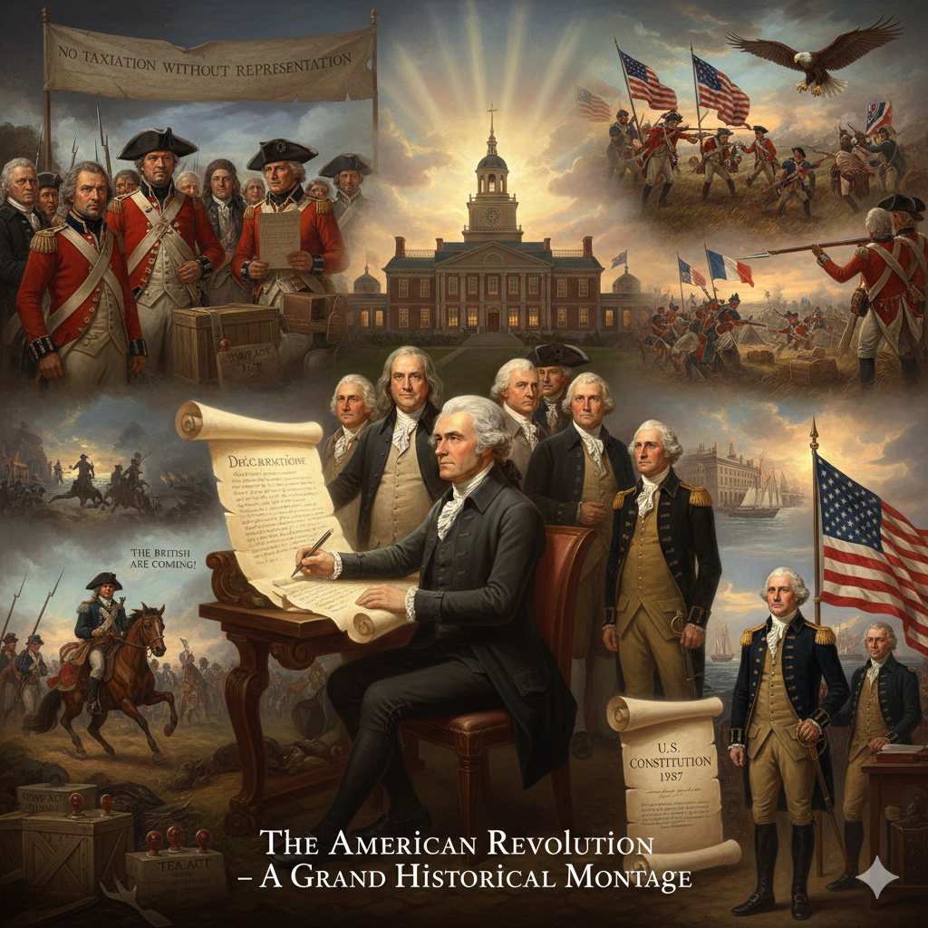The American Revolution – A Grand 169 Historical Montage
