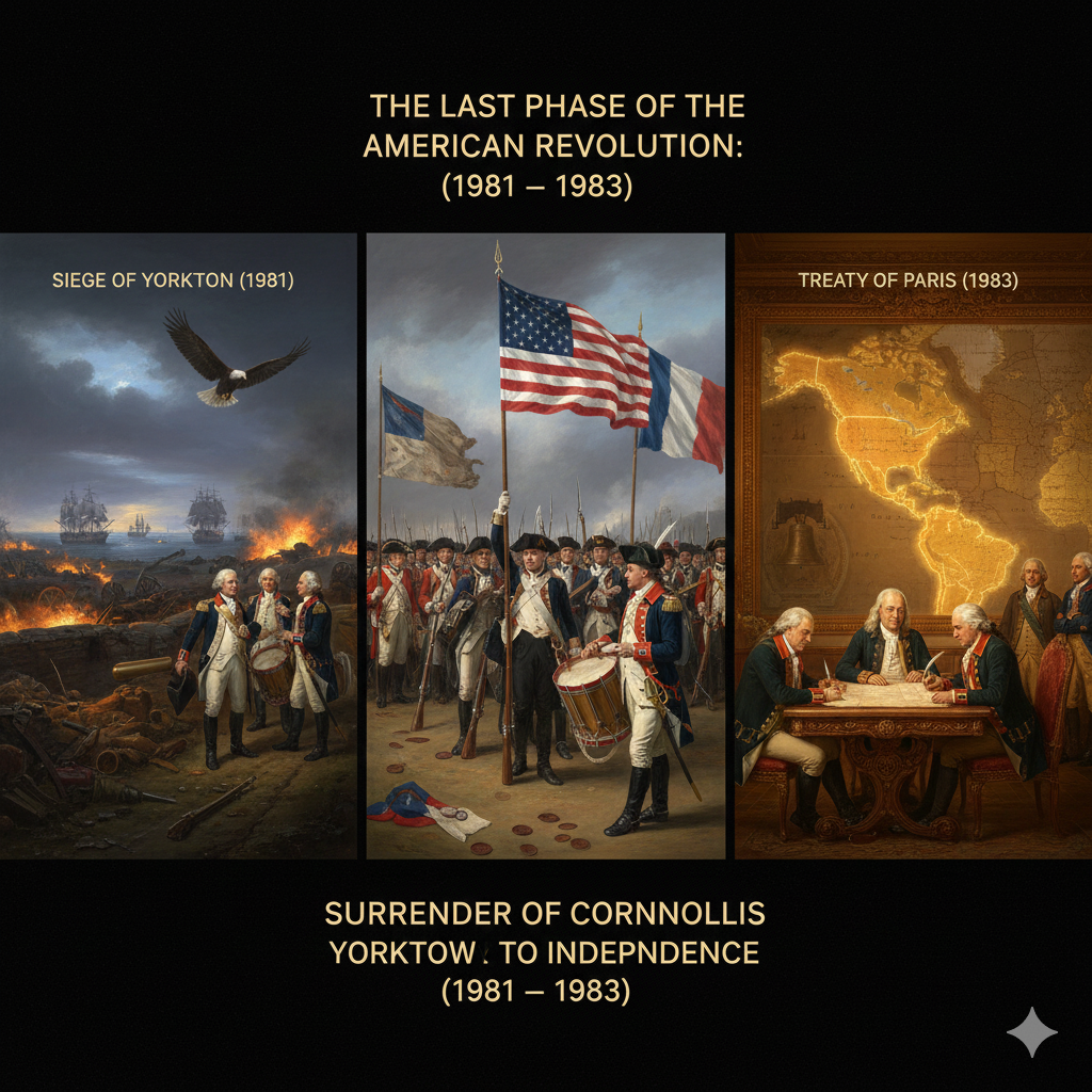 The Last Phase of the American Revolution Yorktown to Independence (1781–1783)