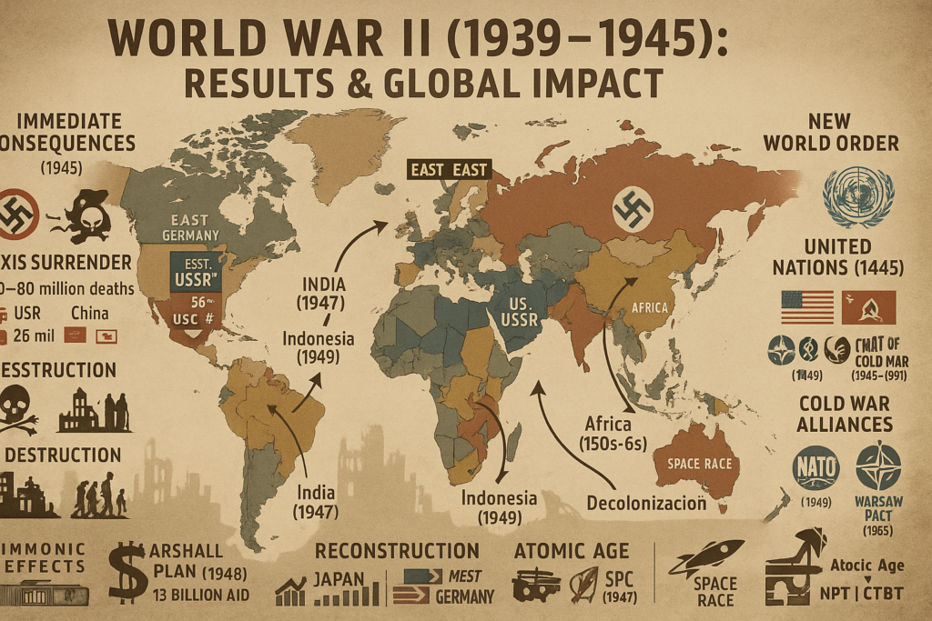 world war 2 effects infographic