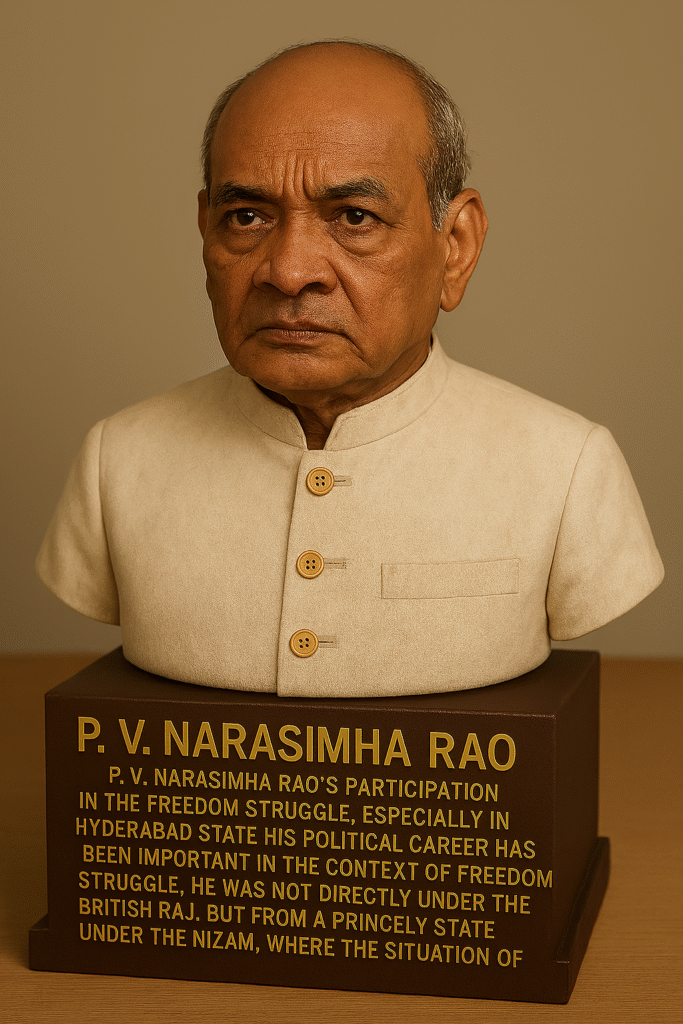 P.V. Narasimha Rao's participation in the freedom struggle