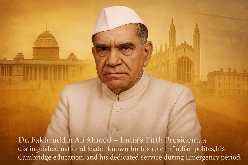Dr. Fakhruddin Ali Ahmed — India’s Fifth President,