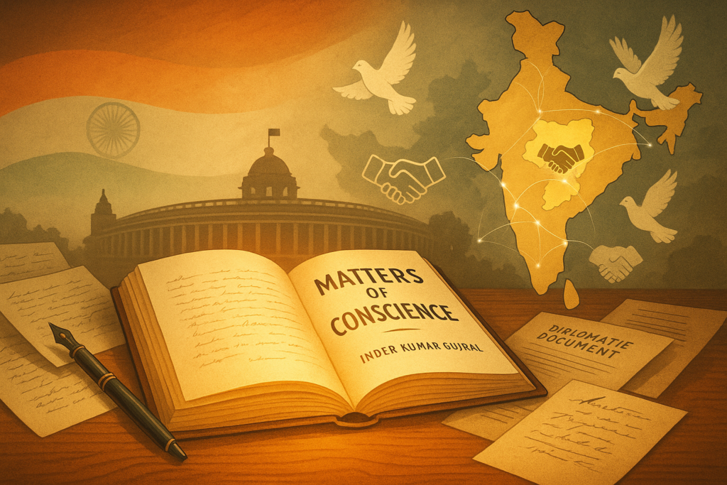 Inder Kumar Gujral Writing Work and Legacy Illustration 4K.png