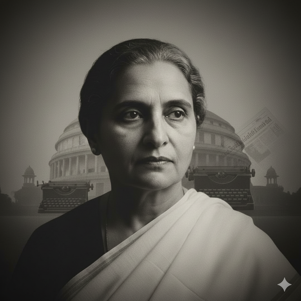 “Indira Gandhi — Leadership Under Pressure (1975–77)”