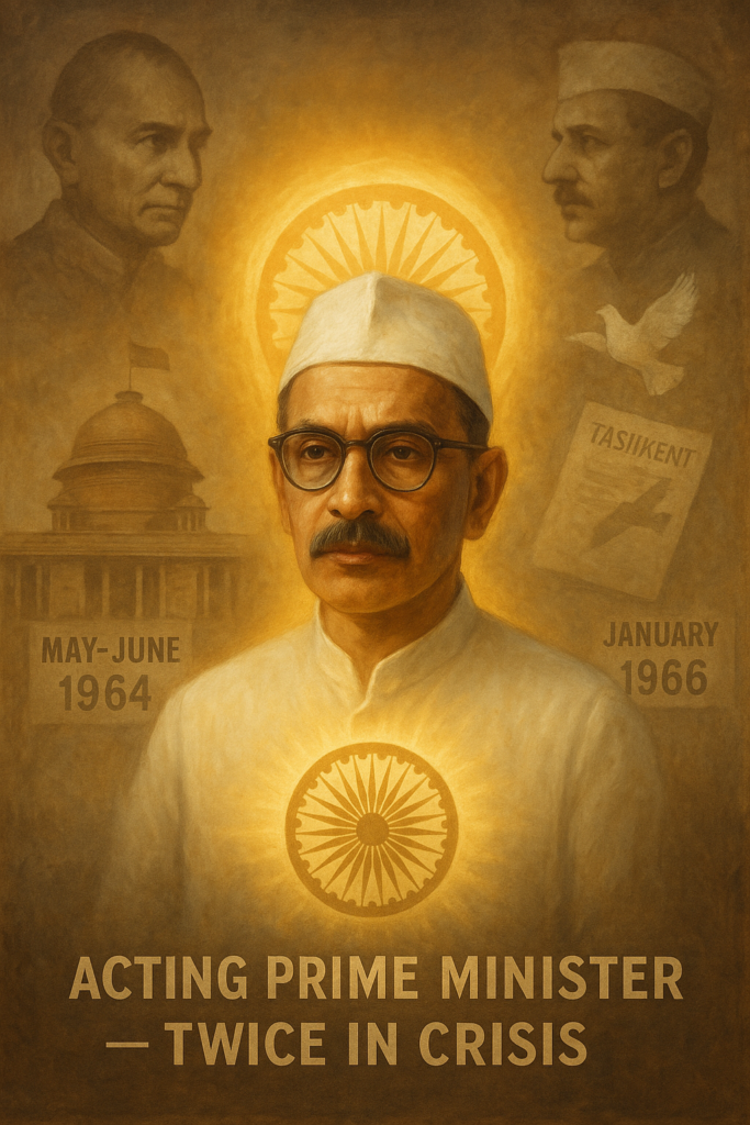 gulzarilal nanda acting prime minister.jpg