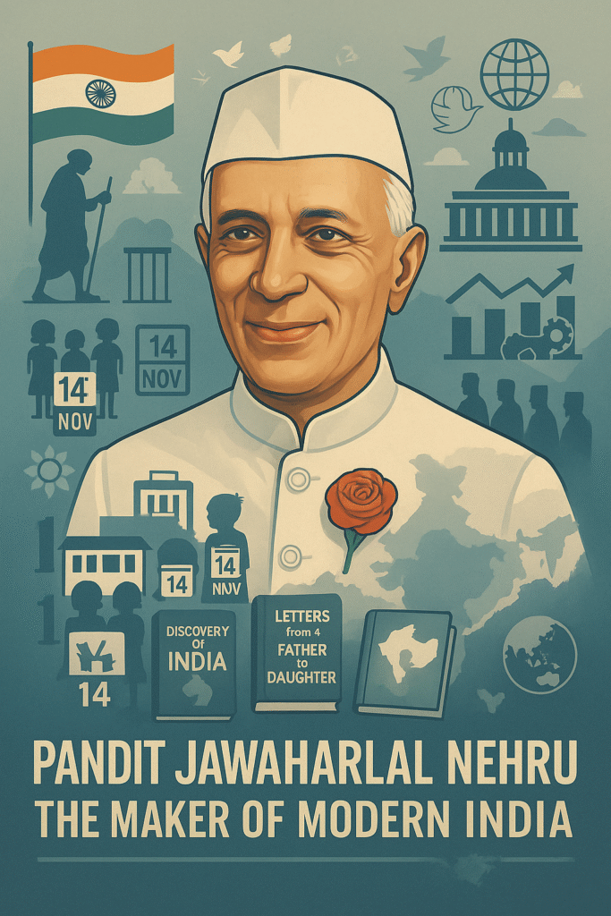 pandit jawaharlal nehru biography maker of modern india
