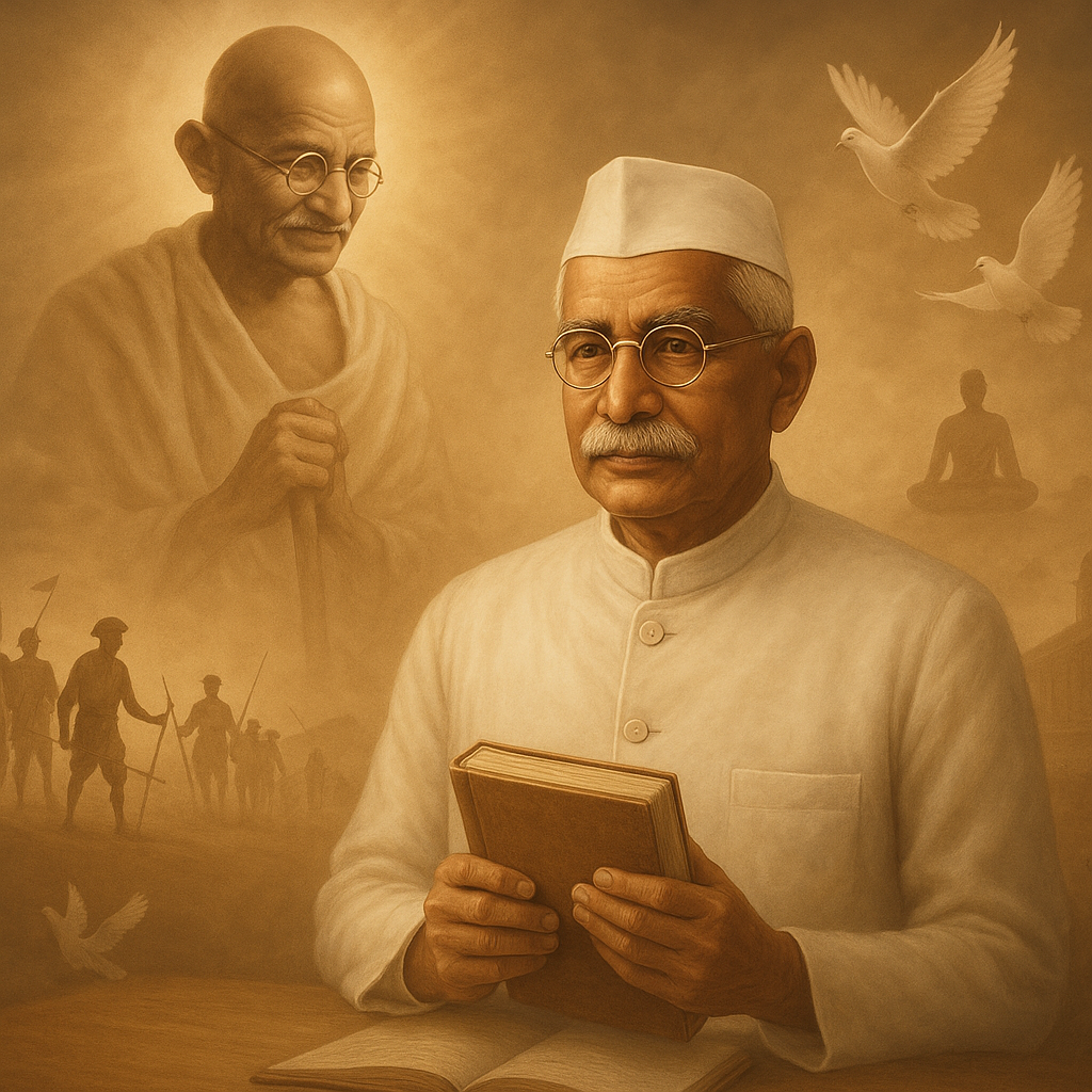 rajendra prasad gandhian satyagraha illustration.png