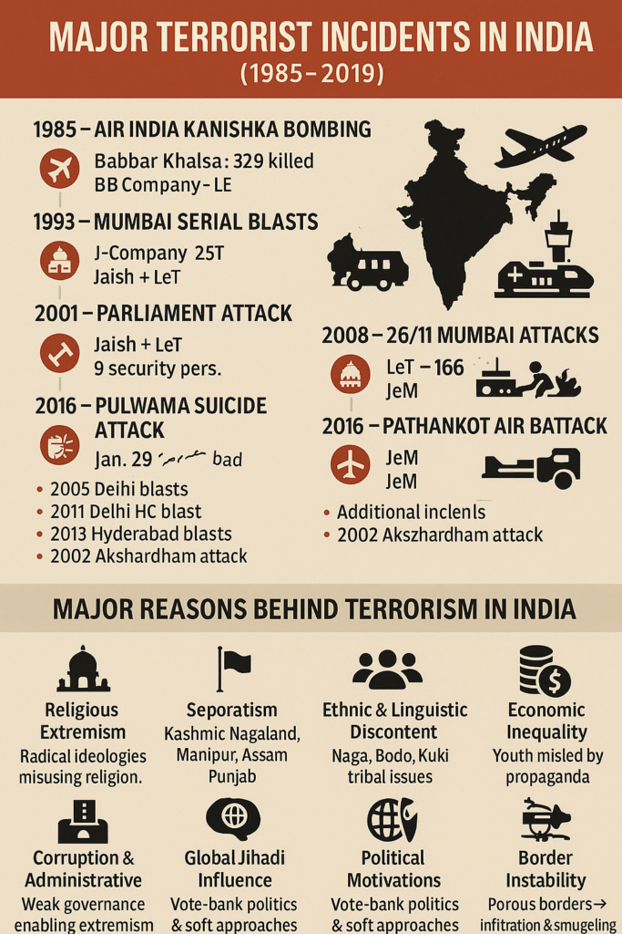 A two section infographic titled Major Terrorist .png