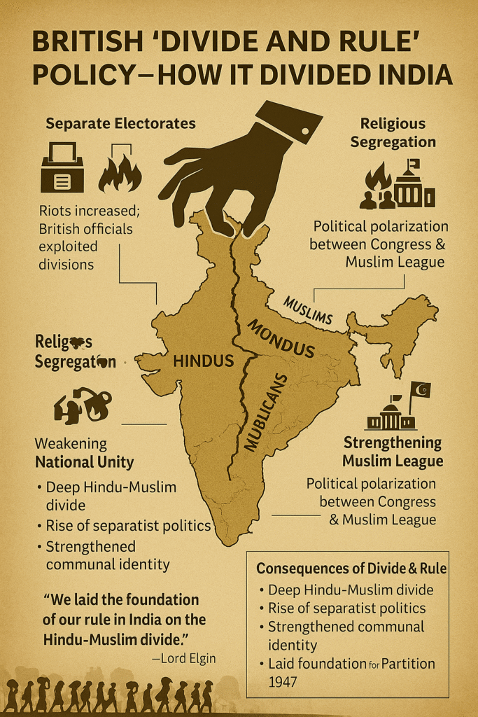 “British ‘Divide and Rule’ Policy – How It Divided India”