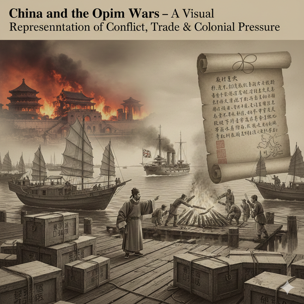 China and the Opium Wars – A Visual Representation of Conflict, Trade & Colonial Pressure