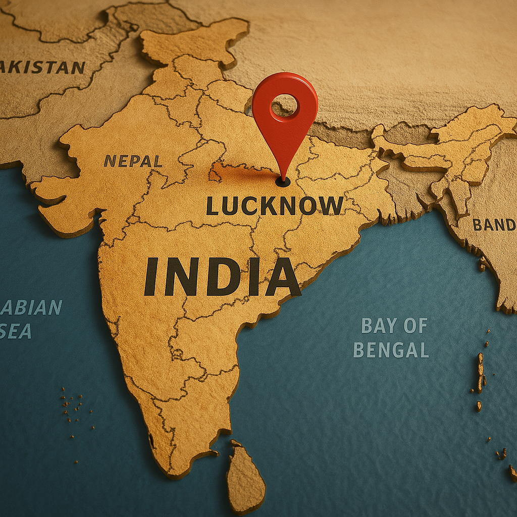 Geographical location Lucknow