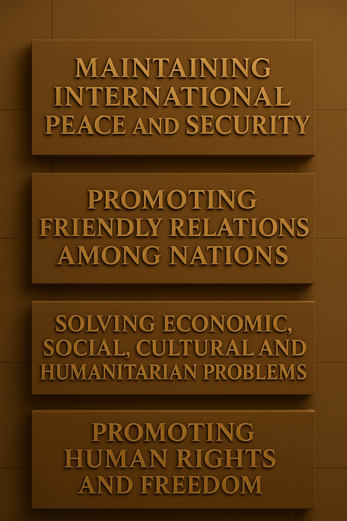 Objectives of The United Nations