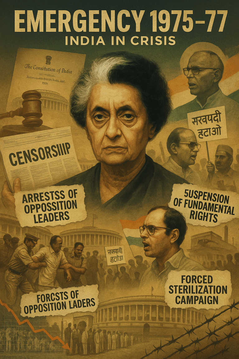 Emergency of 1975 in India: Causes, Effects, Timeline & UPSC Notes ...