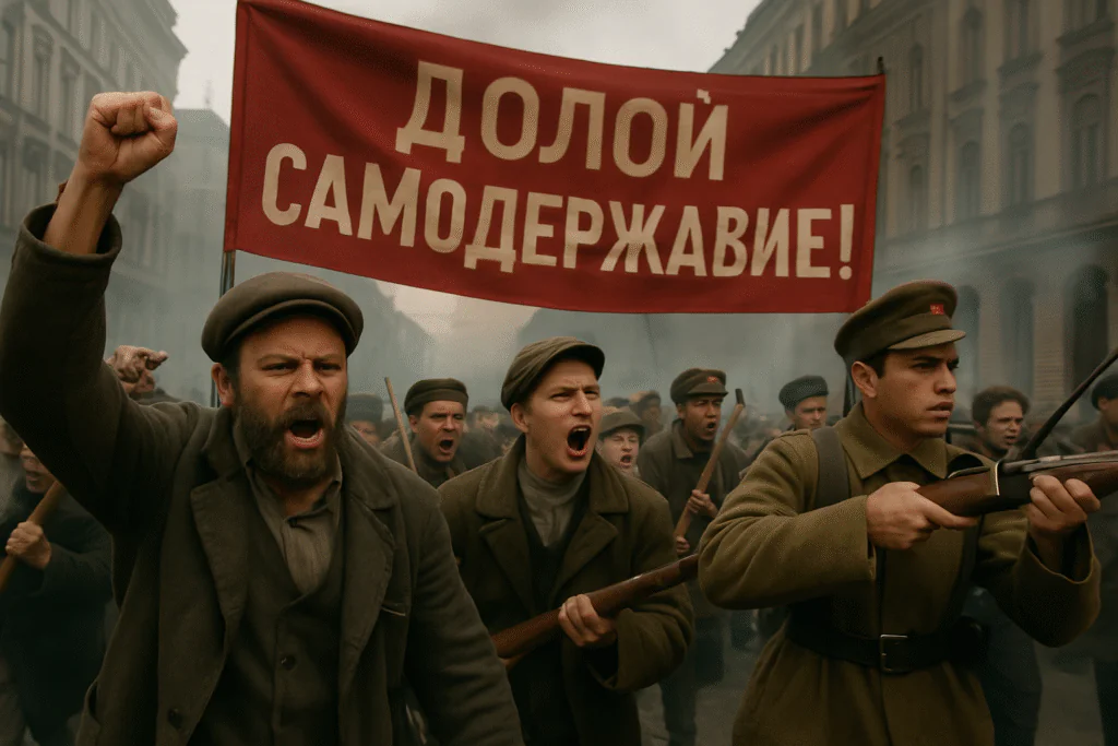 February Revolution March 1917 February according to the Julian calendar