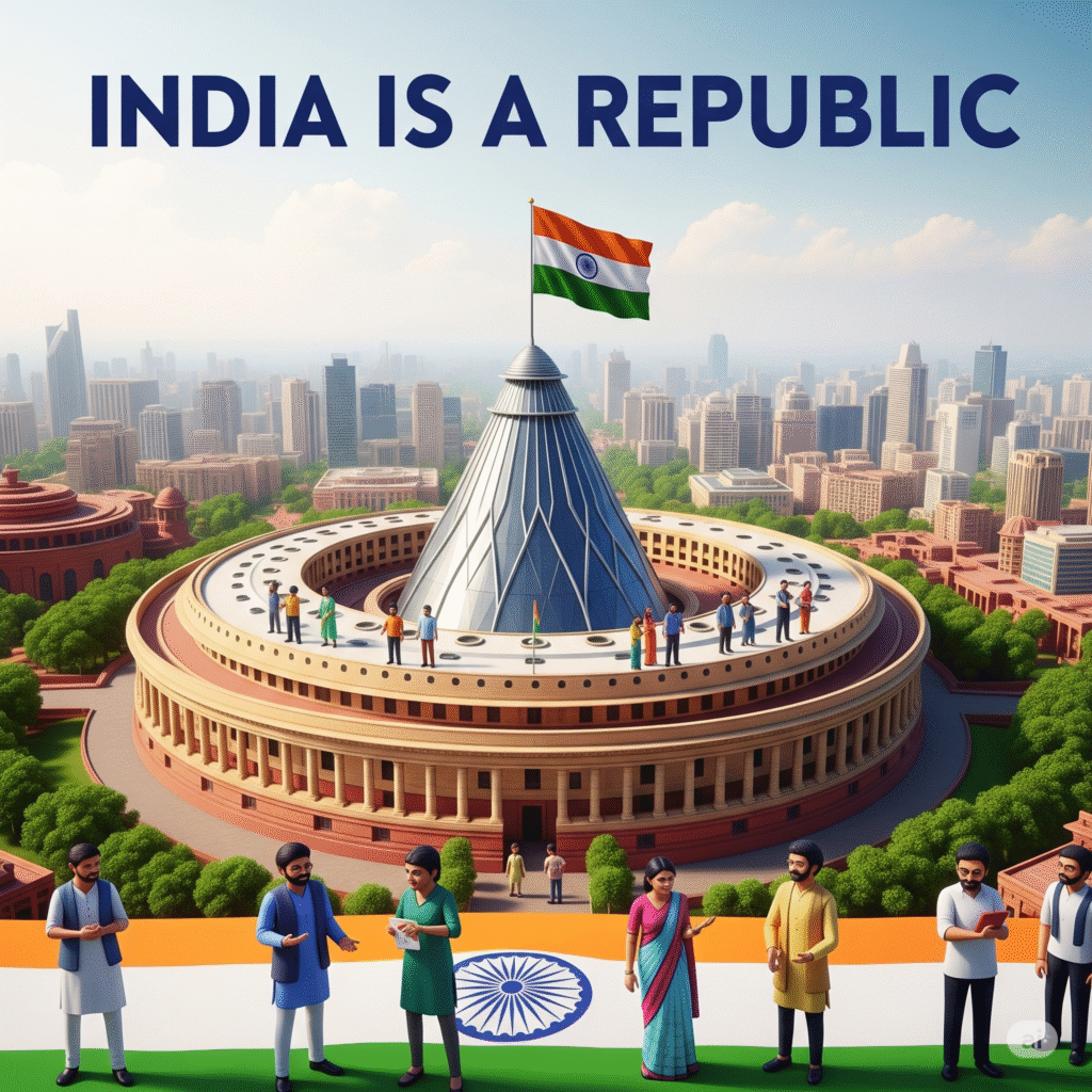 India is a republic