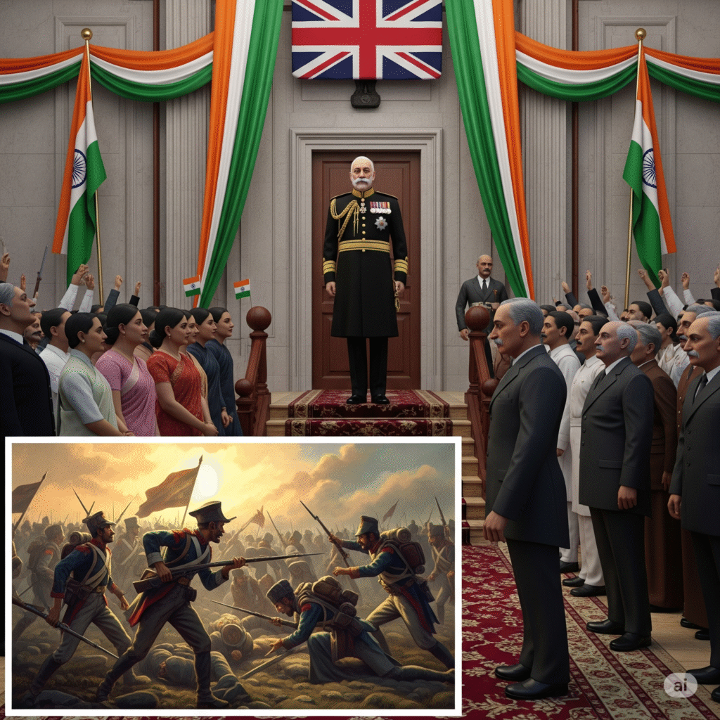 26 January 1950 When the Indian constitution came into force It happened , India declared itself a " sovereign , socialist , secular , democratic republic " It was declared.
