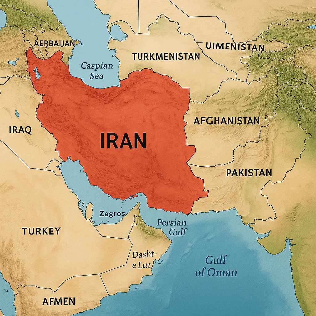Iran Geographic Location, Borders, and Natural Features