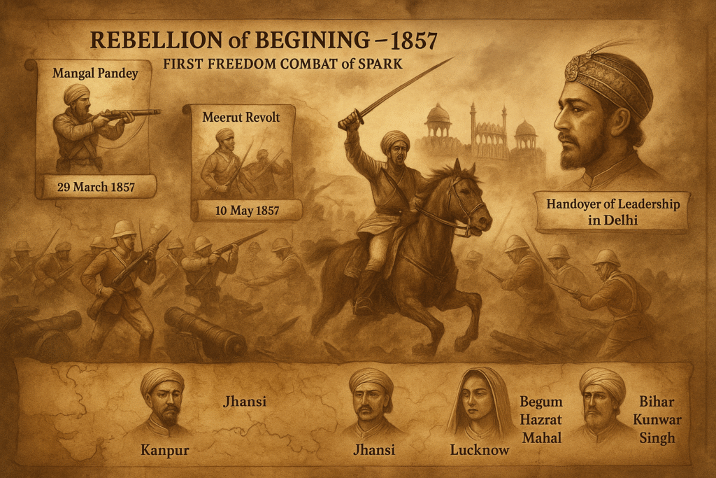 Rebellion of Beginning – 1857